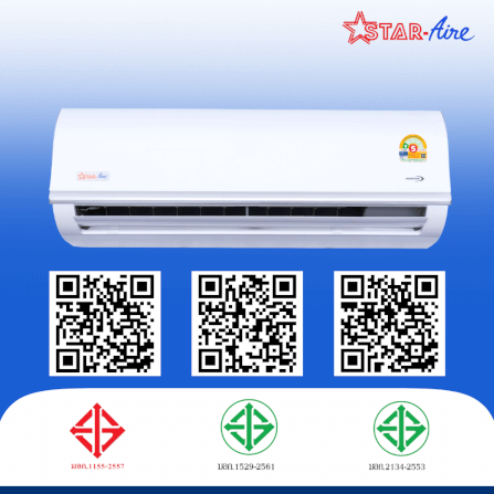 แอร์ติดผนัง สตาร์แอร์ รุ่น CM-185FIVA/DM-185FIVA อินเวอร์เตอร์_3